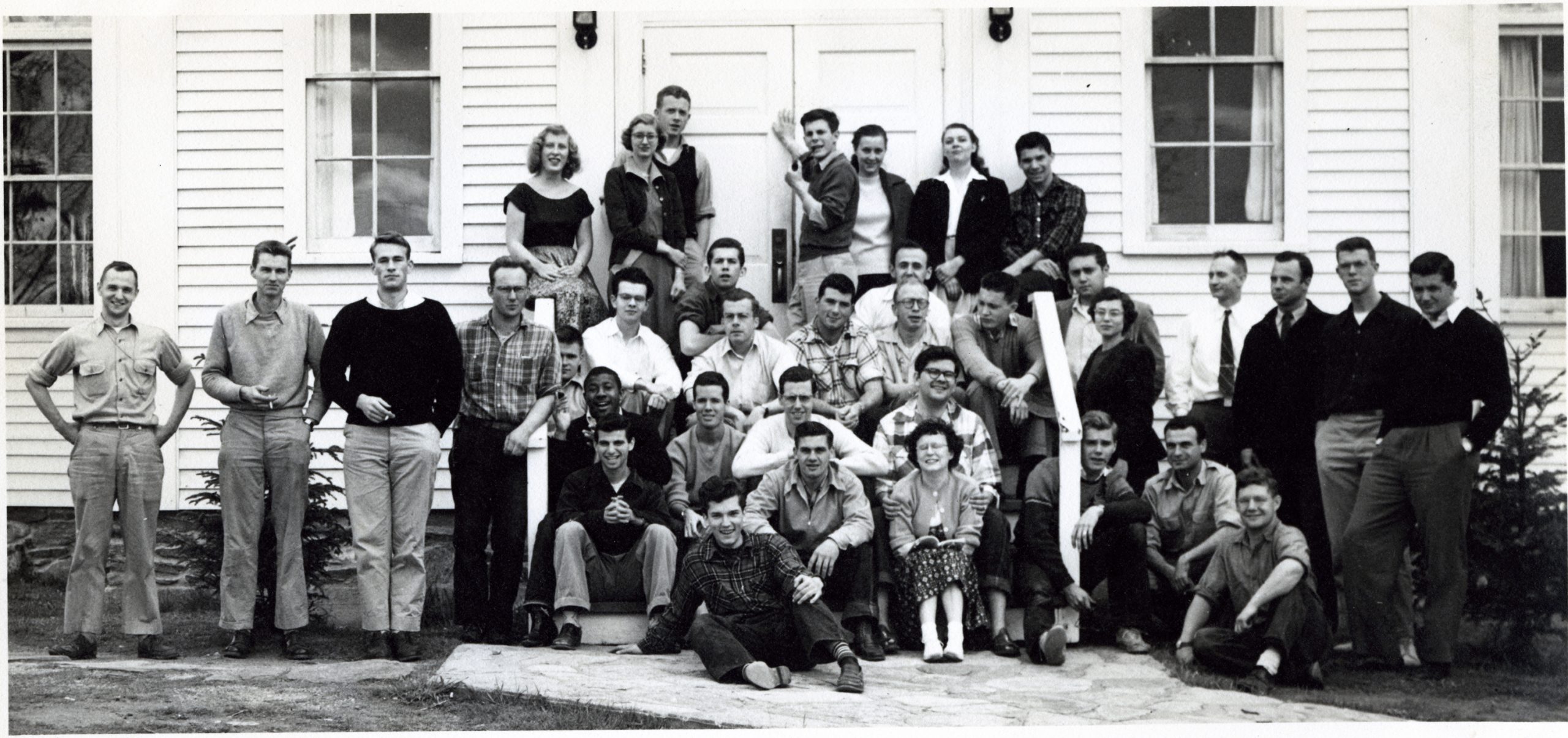 Group in front of Marlboro