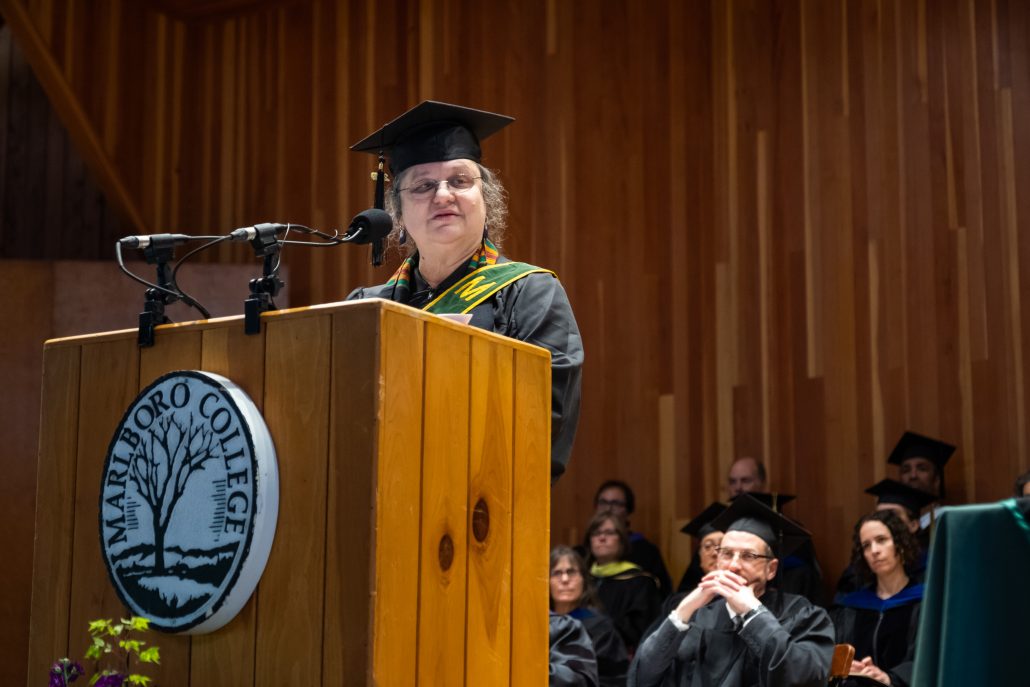 Judy Dow delivers remarks