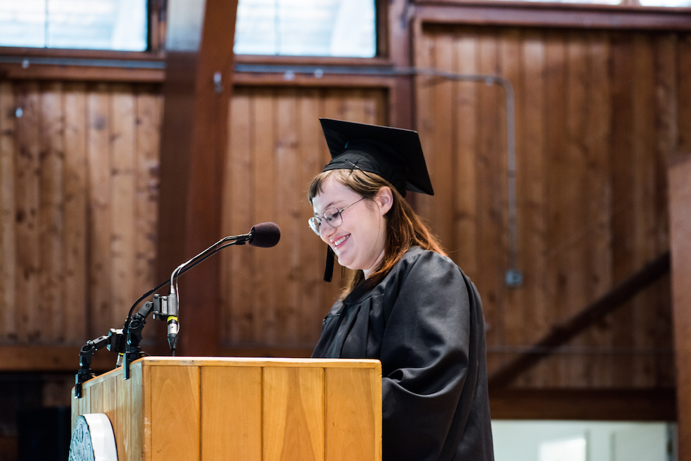 Fiona Craig delivers remarks