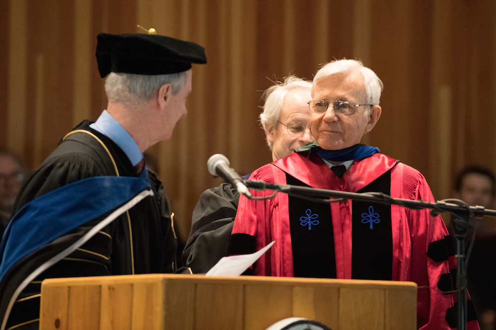 Robert Gard receives honorary degree