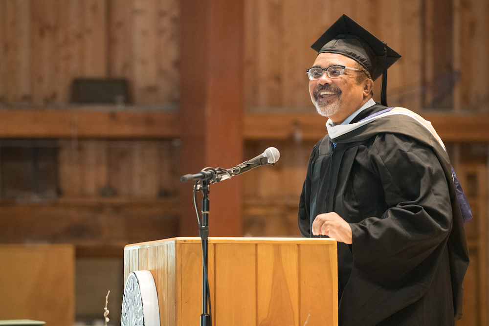 Luis Rosa delivers remarks